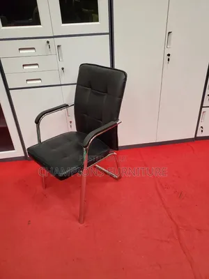 Black Reception/Visistors Chair
