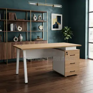 Office Desk; 1200mm Executive Desk With Metal Legs