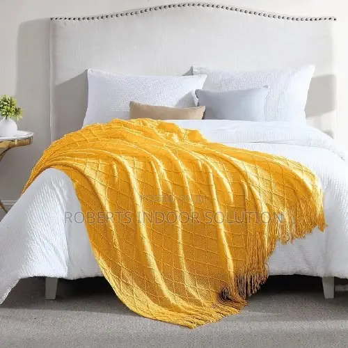 Easy to Care Knitted Blanket