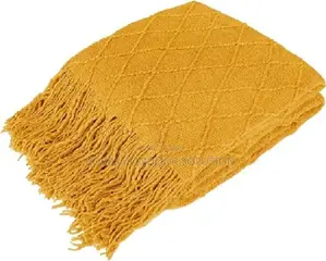 Easy to Care Knitted Blanket