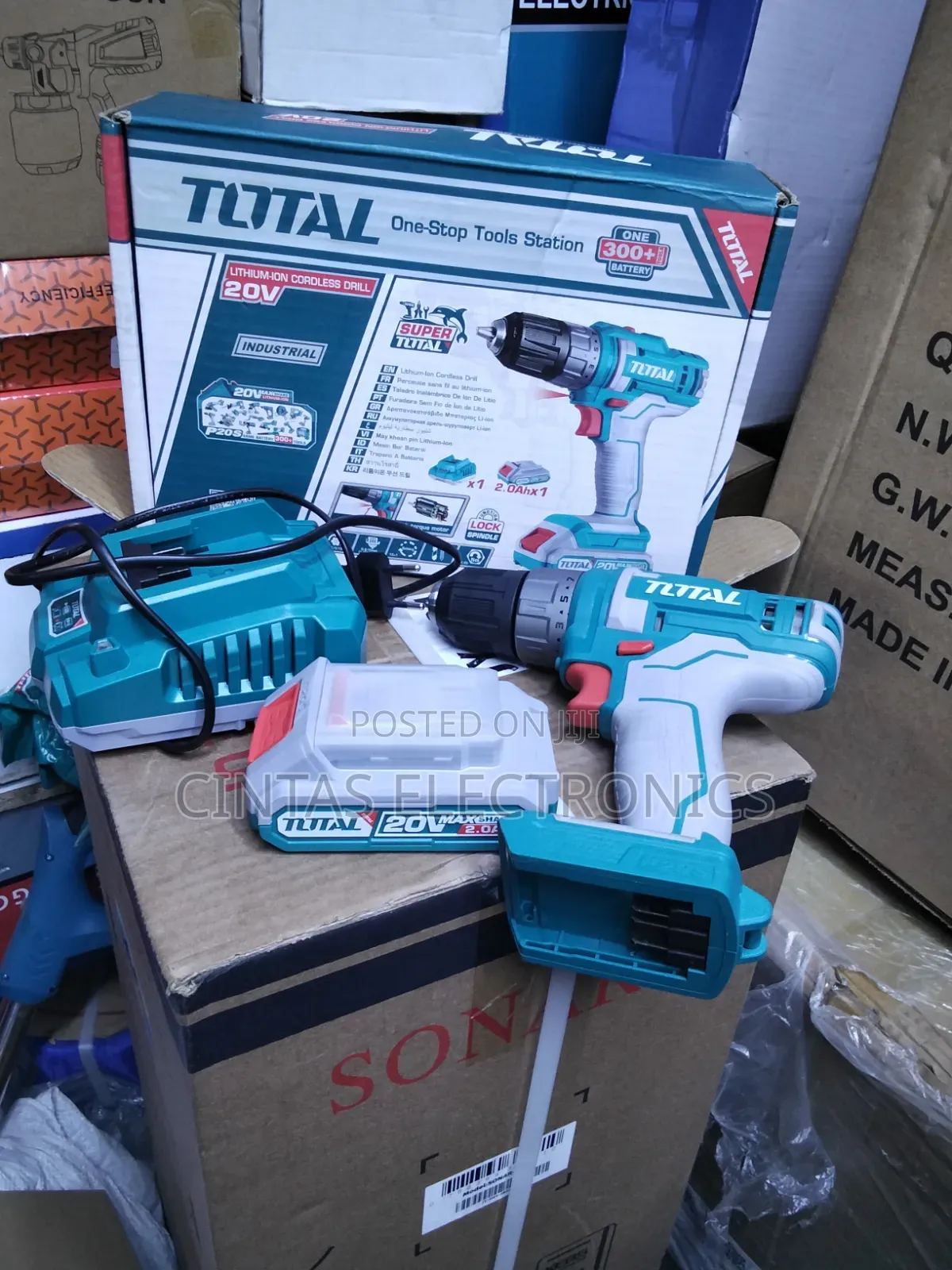 Total Cordless Lithium-Ion Drill