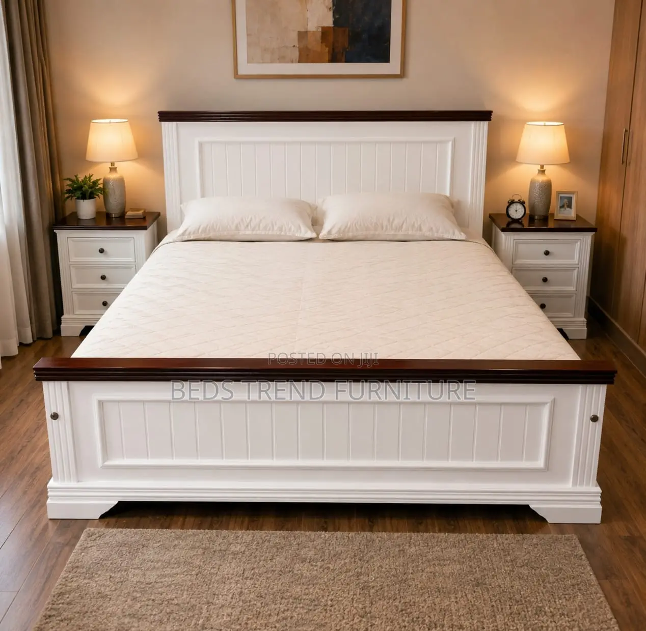 5x6 Solid Wood Bed