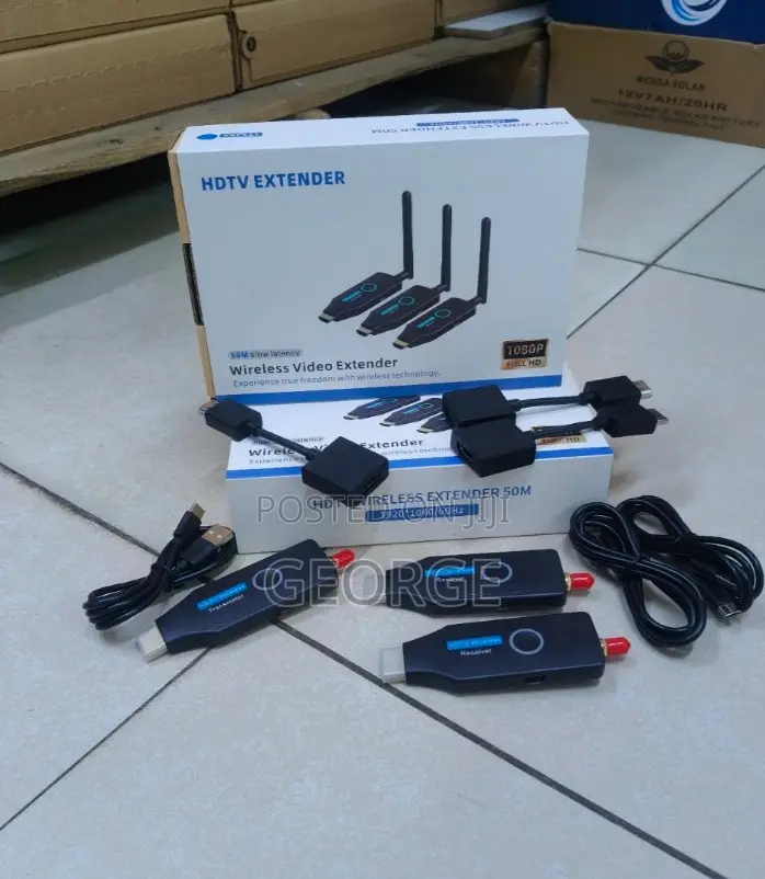 Wireless HDMI Extender 50M Full HD 1080P | 1 Transmitter + 2 Receivers