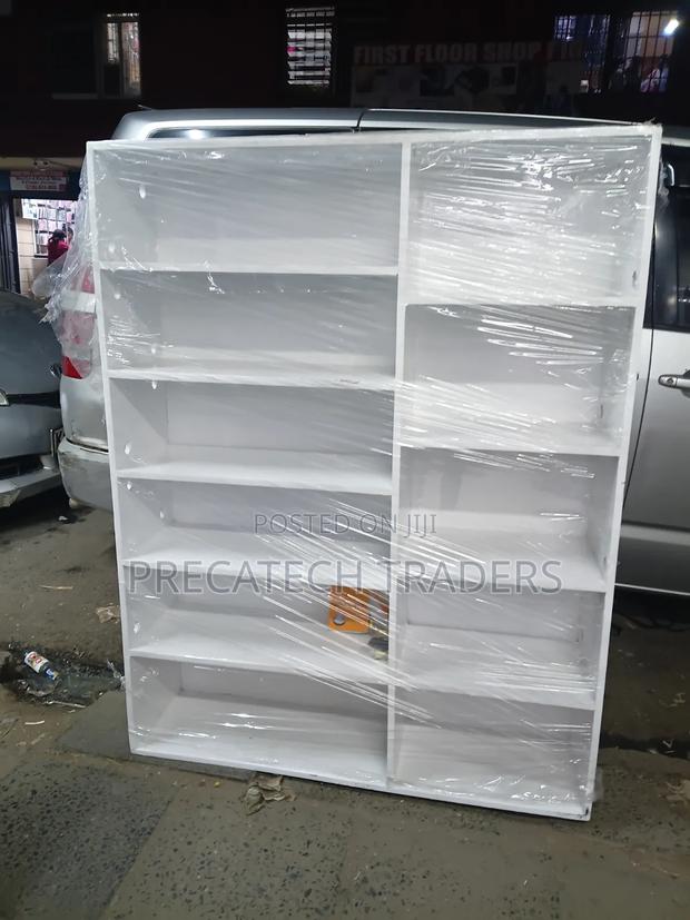 Large Capacity Wooden Shoe Cabinet Organizer