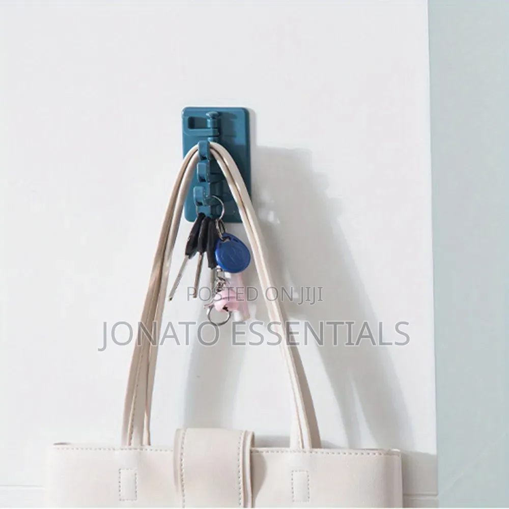Self Adhesive Wall Hooks Heavy Duty Rotating Organizer
