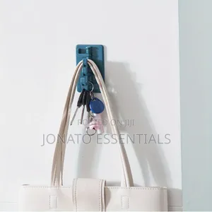 Self Adhesive Wall Hooks Heavy Duty Rotating Organizer