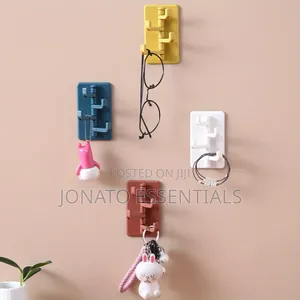 Self Adhesive Wall Hooks Heavy Duty Rotating Organizer
