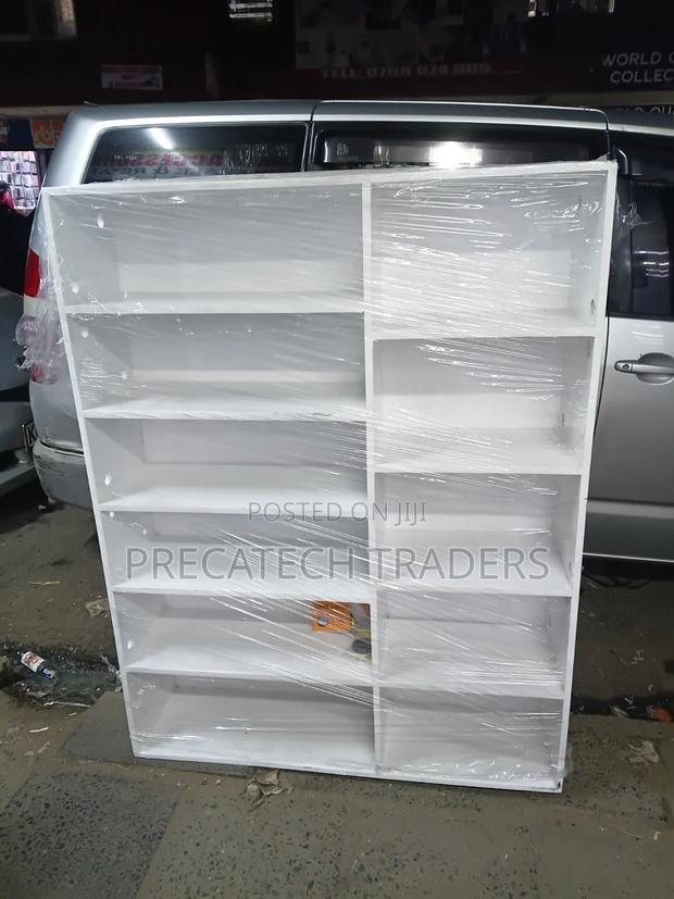 Space-Saving Wooden Shoe Rack Cabinet