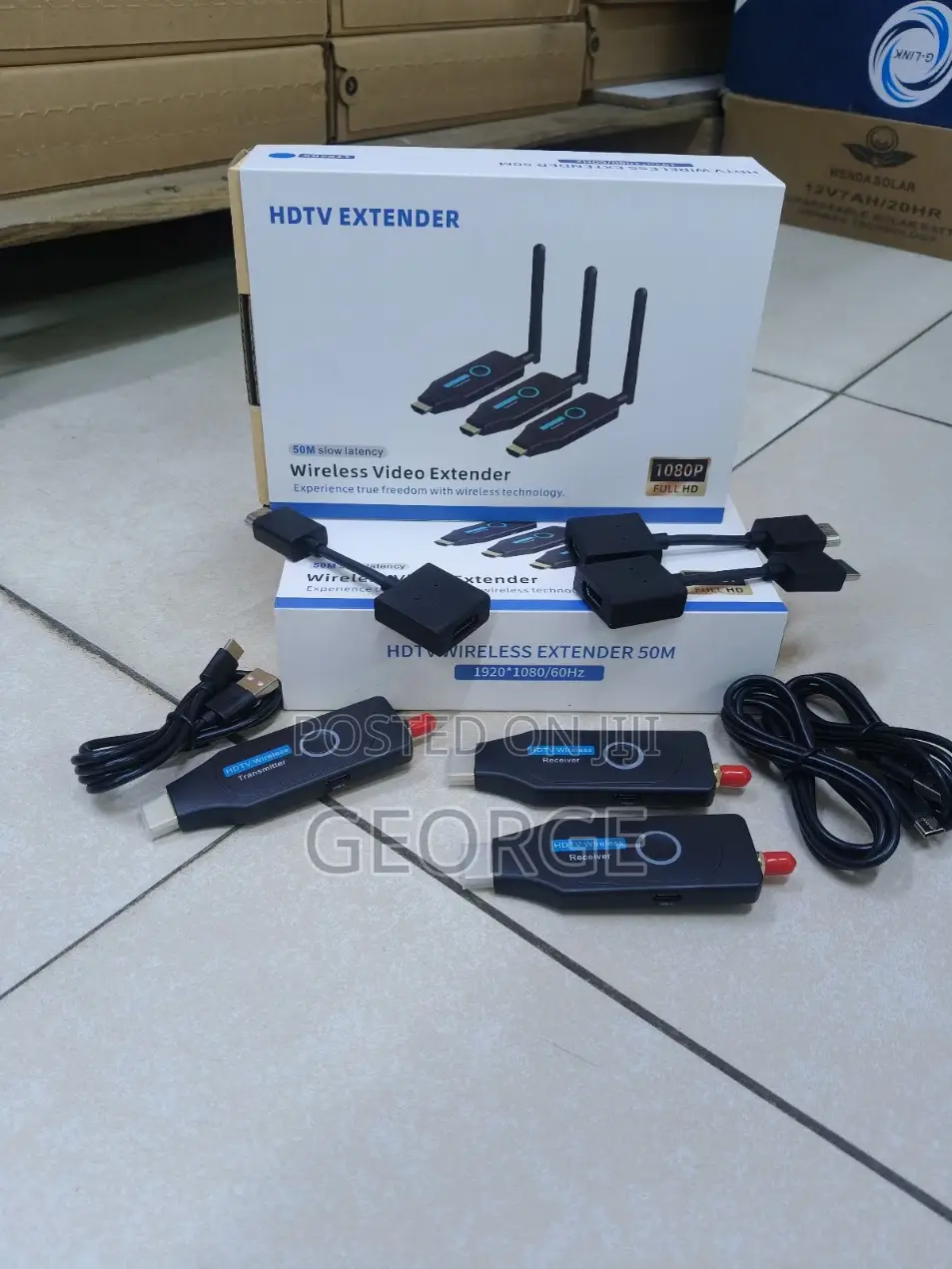 50M Wireless HDMI Video Extender With 2 Receivers –