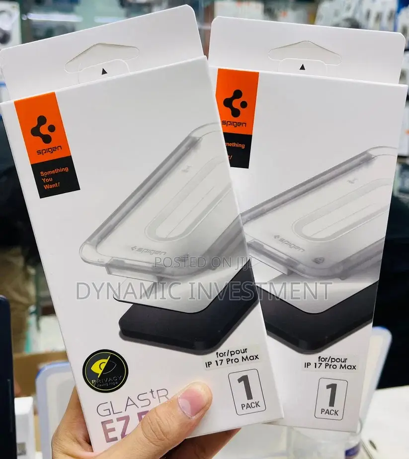 iPhone 17 Pro Max Spigen Privacy Screen Protector 2 Pack Auto-Align