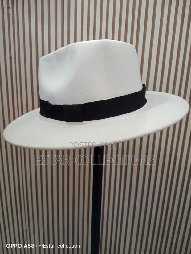 Red and White Fedora Hats - thumbnail 2