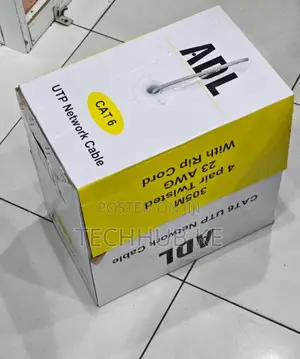 Adl Cat6 305m Ethernet Installation Cable 23awg