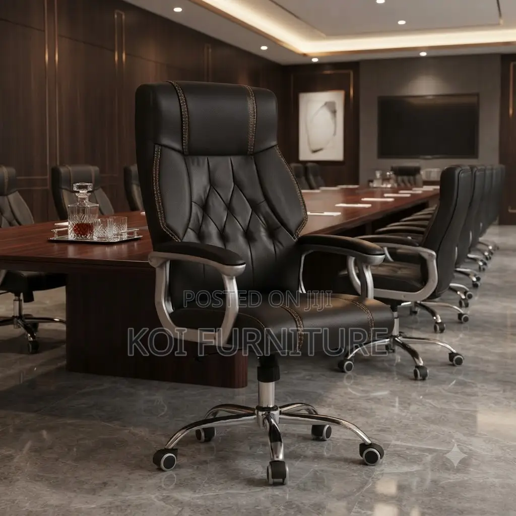 Office Chairs; Strong Leathered Executive Office Seats