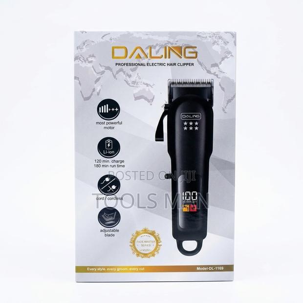 Hair Clipper Daling DL-1169 Cordless Electric Barber Trimmer-Rechargea