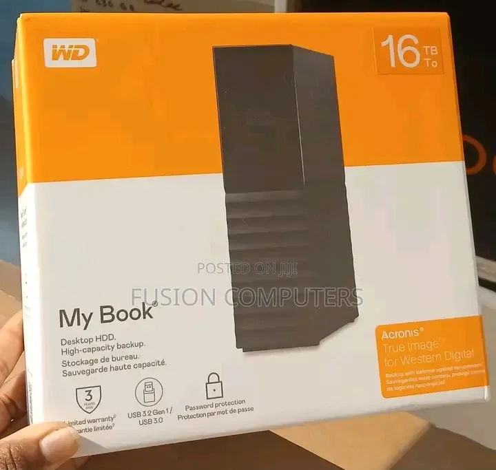 WD My Book 16TB External Hard Drive
