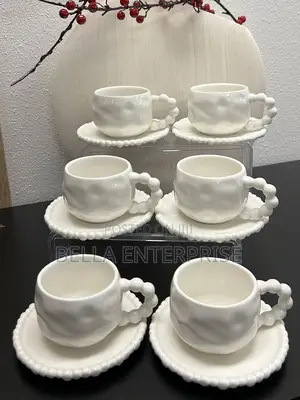 Pearl Rim White Dinnerware Set