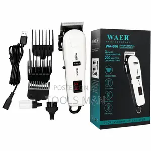 Hair Trimmer Waer WA-806 Professional Cordless.Rechargeable Shaver