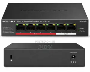 MERCUSYS 6-Port 10/100Mbps Desktop Switch -TL-MS106LP