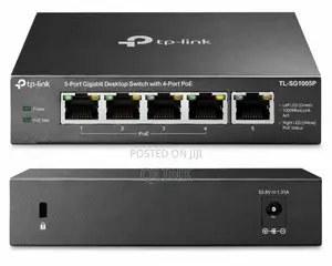 TP-Link 5-Port Gigabit Desktop Switch With 4-Port PoE - TL-SG1005P