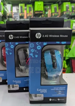 HP Extreme Series 2.4G Wireless Mouse – Blue Black