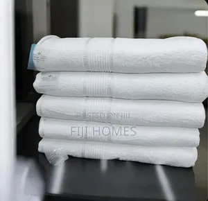 Large White Cotton Towels | 90x165cm