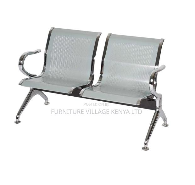 Bench; Sturdy 2 Seater Non Padded Visitor's Reception Bench - thumbnail 6