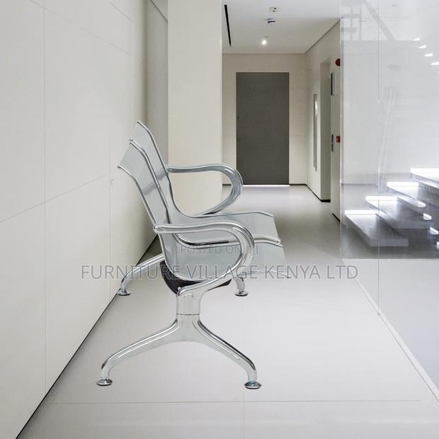 Bench; Sturdy 2 Seater Non Padded Visitor's Reception Bench - thumbnail 9