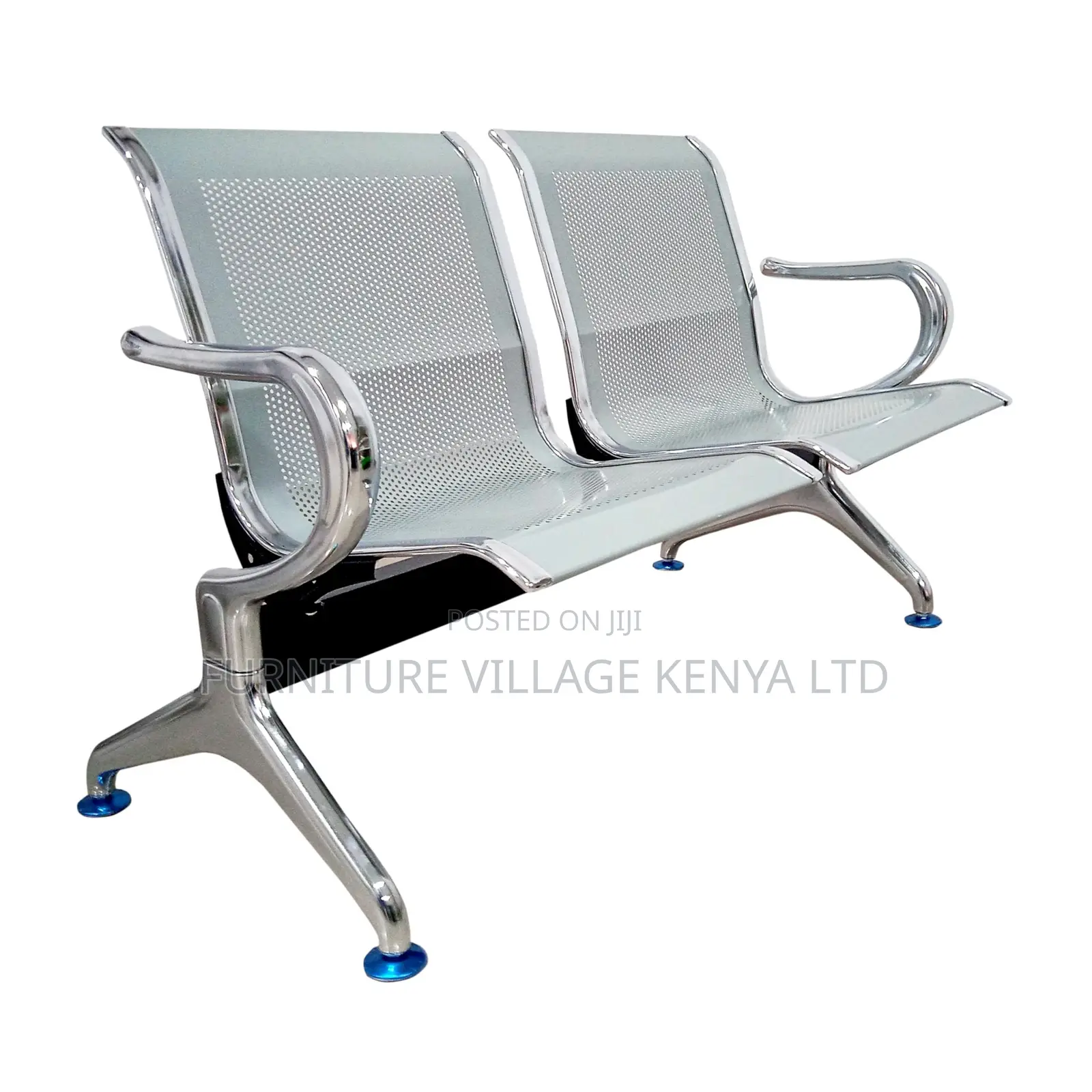 Bench; Sturdy 2 Seater Non Padded Visitor's Reception Bench