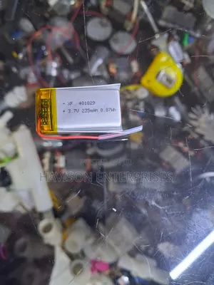 3.7V 235mAh Rechargeable Battery