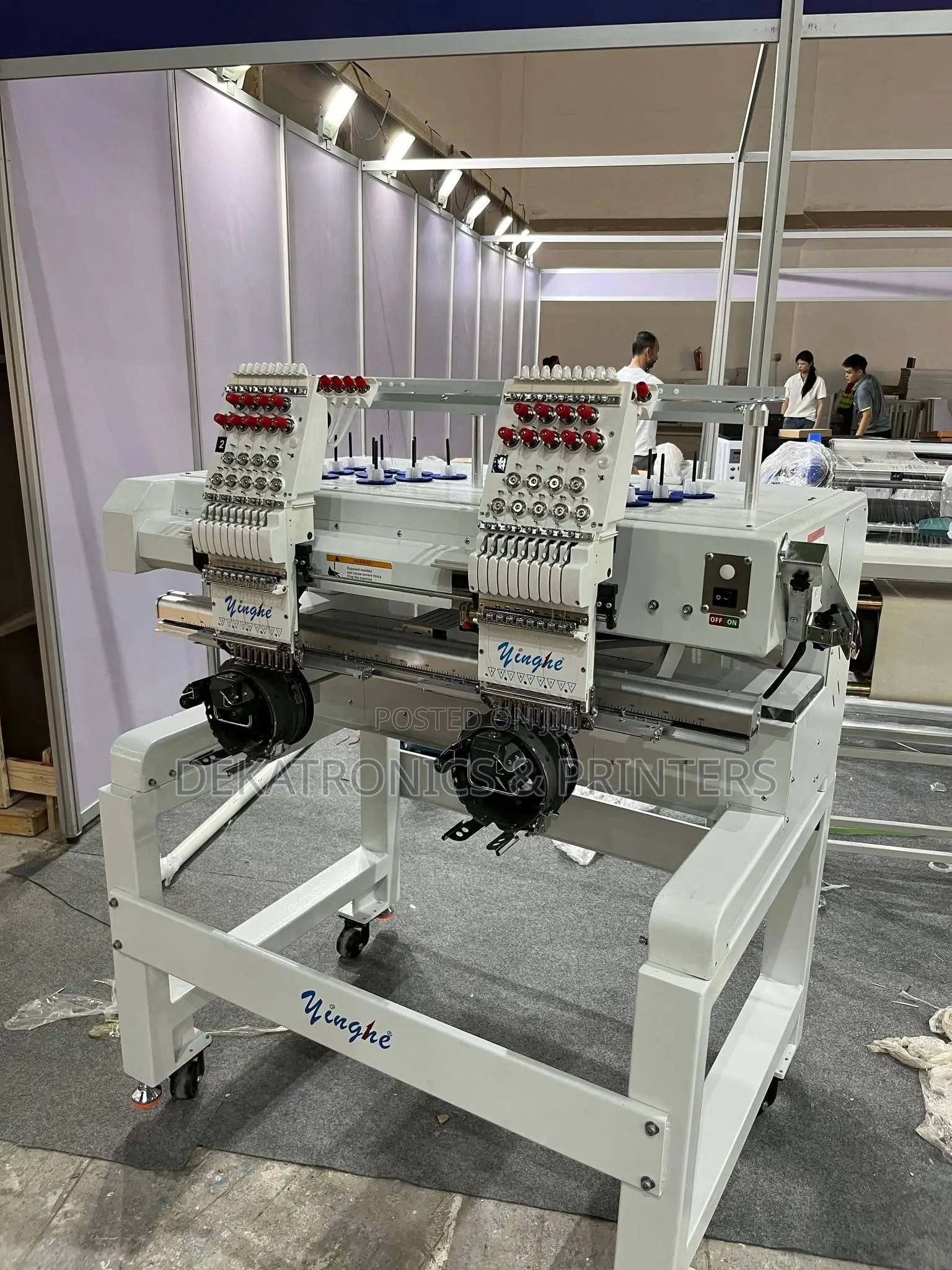 Two Head 12 Needles Embroidery Machine