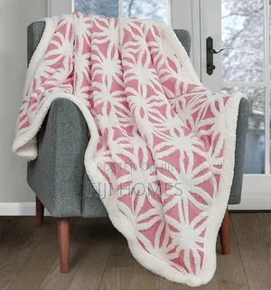Patterned Sherpa Throw Blankets | 200x230cm
