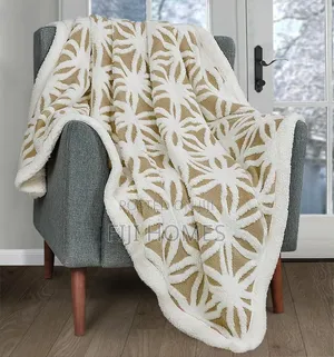 Patterned Sherpa Throw Blankets | 200x230cm