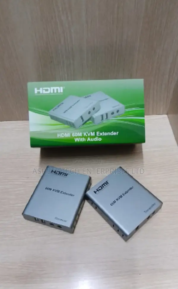 Plug Play HDMI 60M KVM Extender Kit