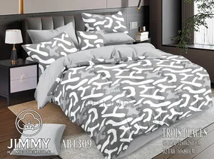 6pc Printed Cotton Duvet Cover Set 6x7