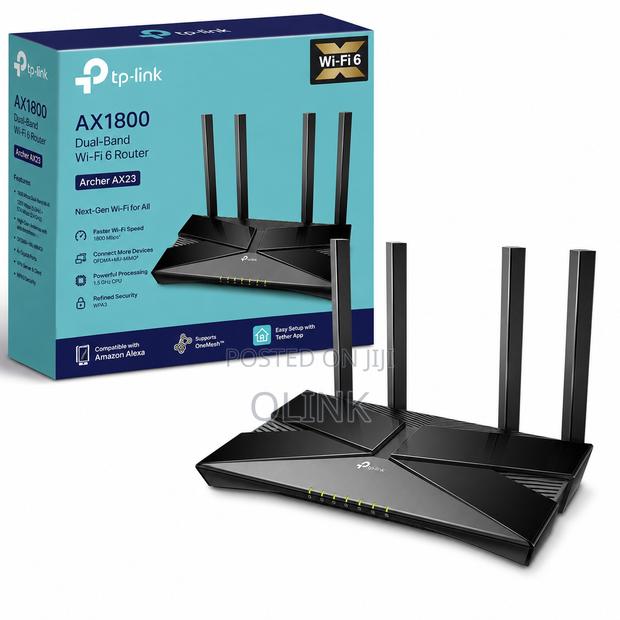 TP-Link AX1800 Dual-Band Wi-Fi 6 Router - TL-ARCHER AX23