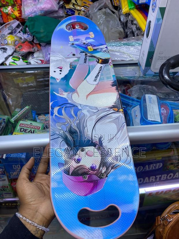 Cartoon Themed Skateboard - main view