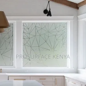 Stylish Glass Frosting Film With Modern Designs