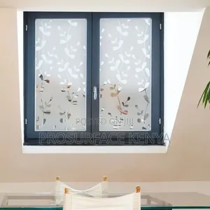 Geometric Frosted Film for Glass Walls Doors