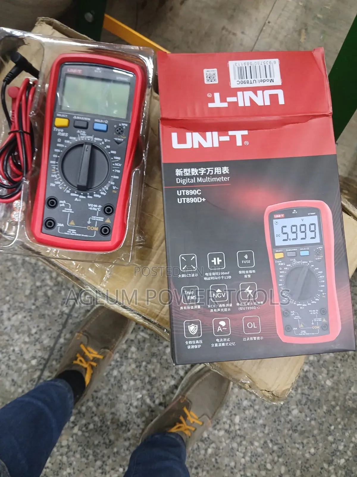 Uni-T Multimeter UT890C UT890D+