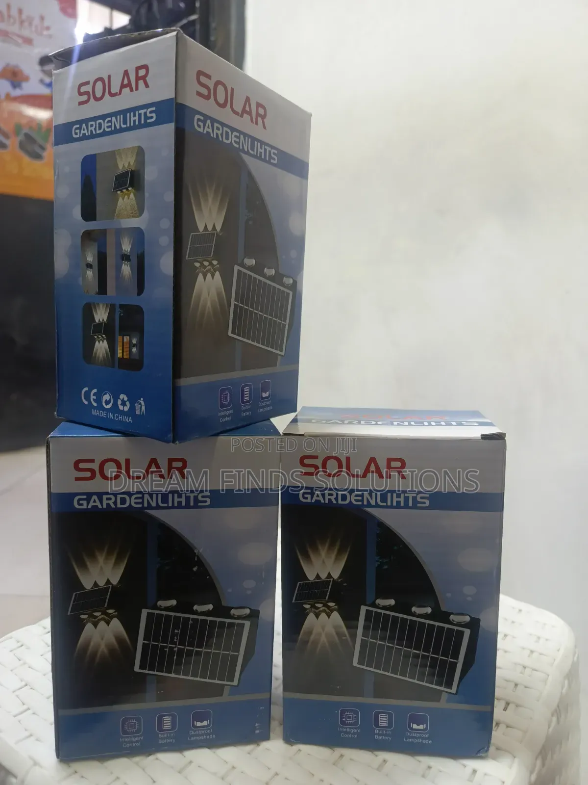 Easy-Install Wireless Solar Garden Lights (3 Pieces)