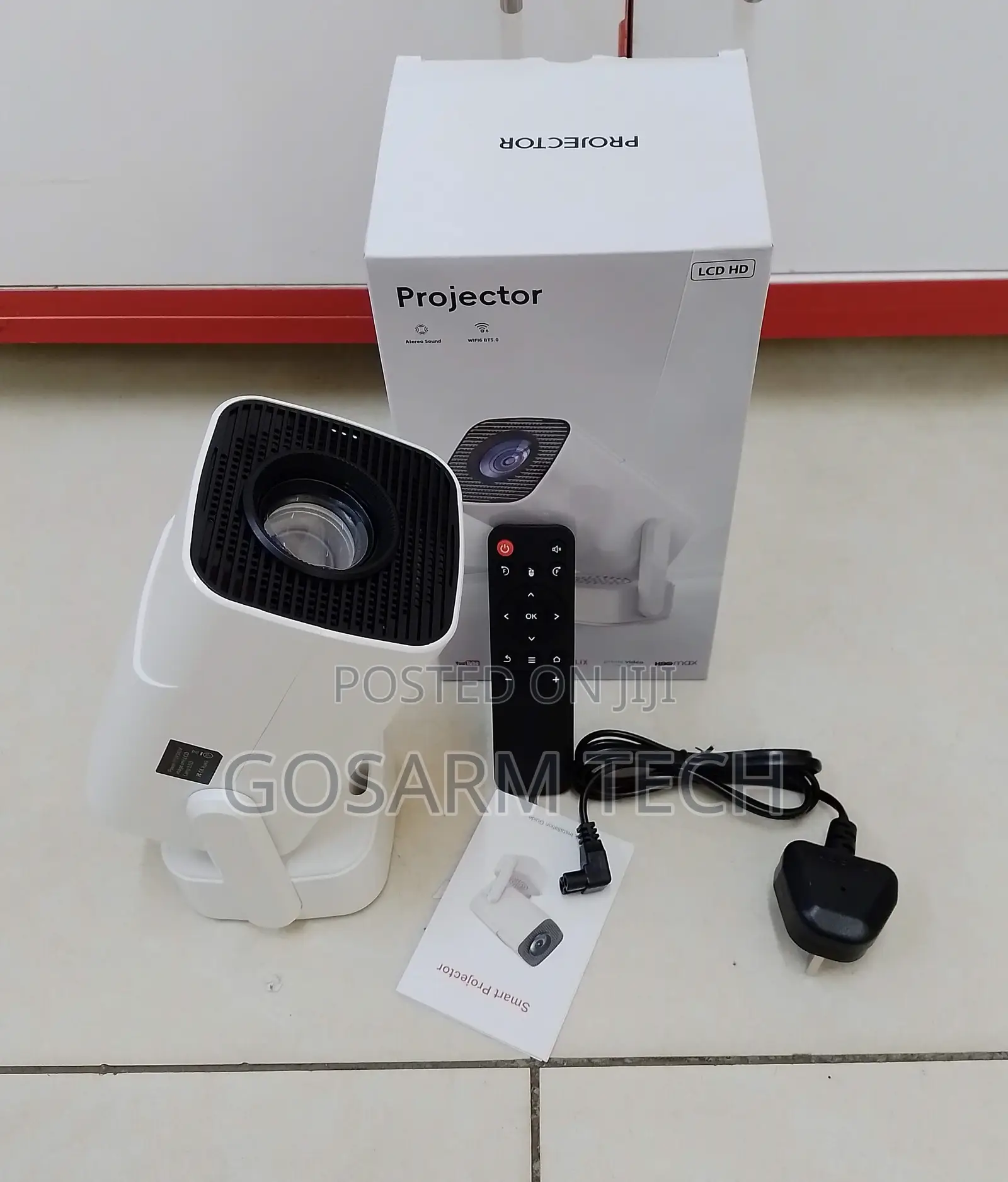 F800 Portable LED Projector Android Smart WiFi Projector Home Theater