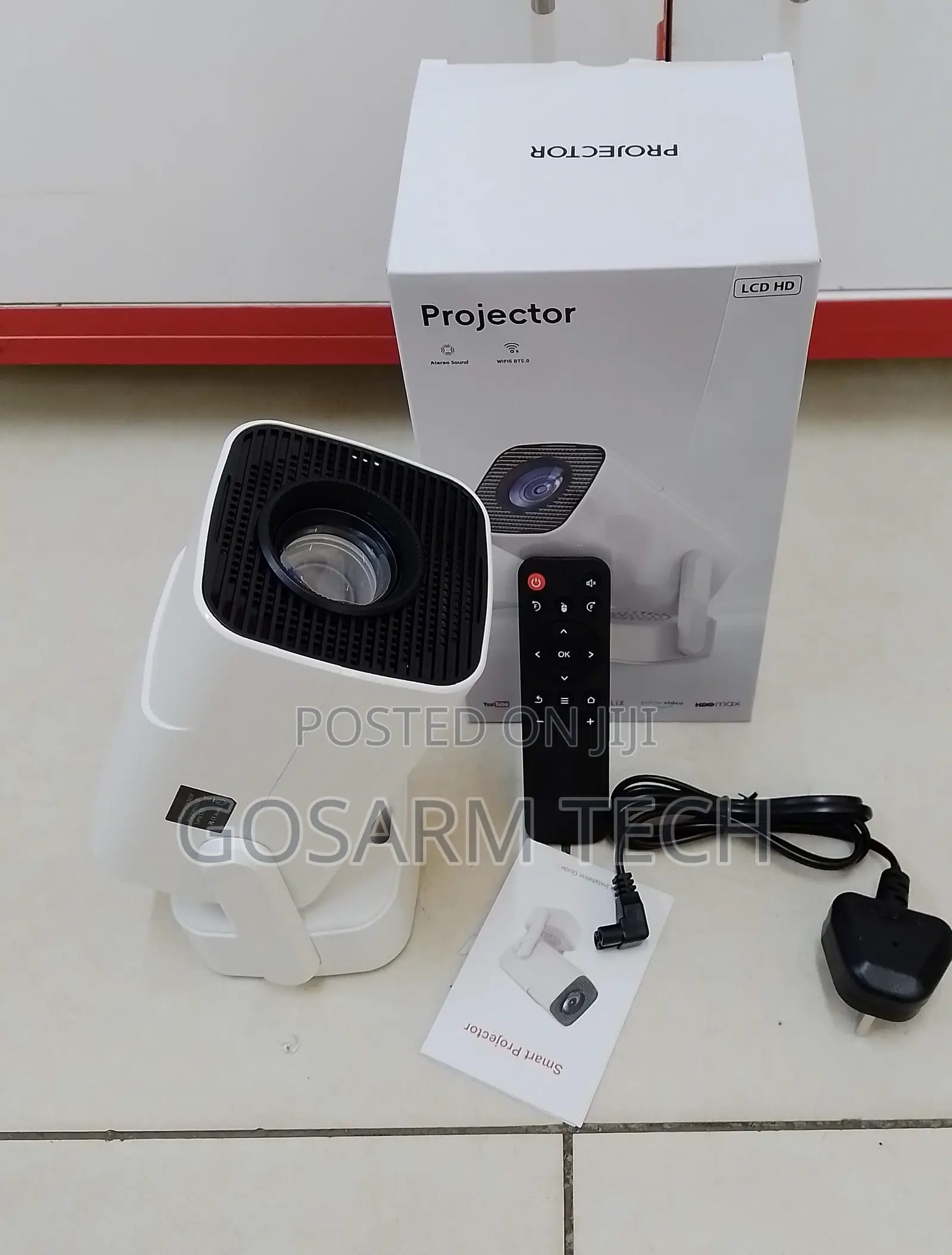 F800 Portable LED Projector Android Smart WiFi Projector Home Theater