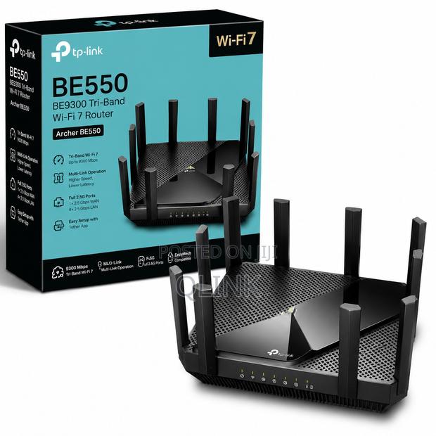 TP-Link BE550 | BE9300 Tri-Band Wi-Fi 7 Router - TL-ARCHER BE550