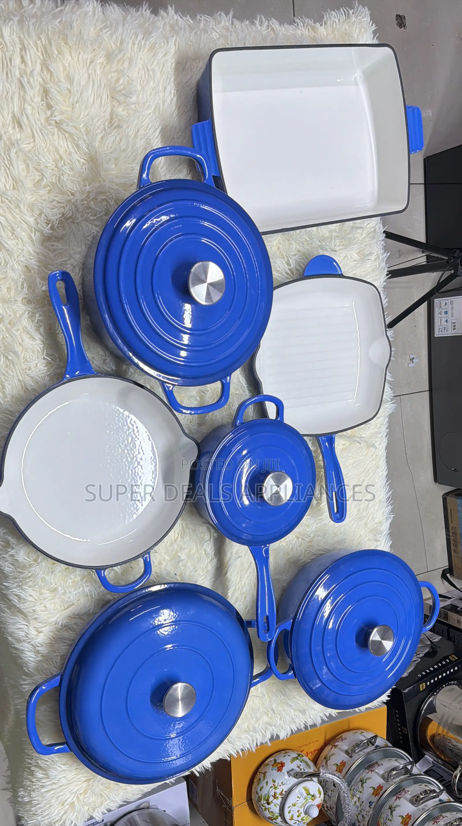 11pcs Cast Iron Cookware Set