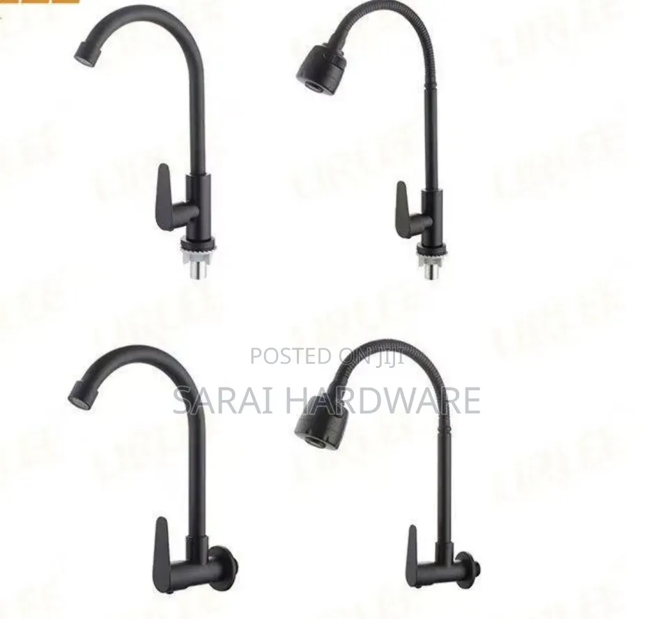 Black Kitchen Taps