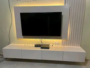 TV Stand With Wallpanels