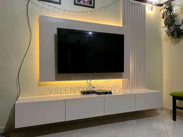 TV Stand With Wallpanels - thumbnail 2