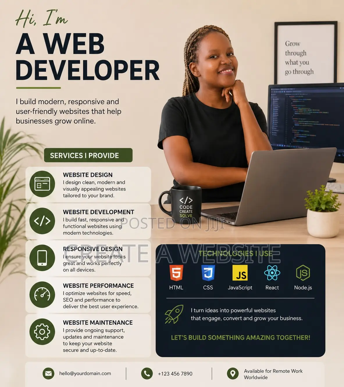 Website Developer and Developer