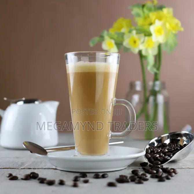 6pc Latte Glass Cup / Coffee Mug Glasss