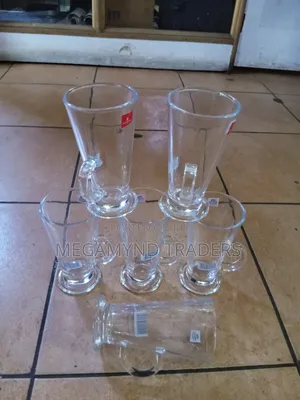 6pc Latte Glass Cup / Coffee Mug Glasss